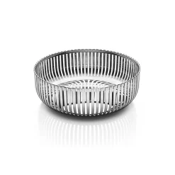 Alessi - Cestino - Frugtskål i blank stål - Ø15 cm