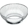 Alessi - rund basket i poleret stål - Frugtskål Ø15 cm