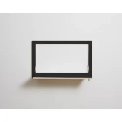 Ambivalenz - Fläpps - Vægskrivebord - Secretary - Sort - 80x50 cm