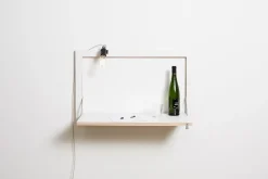 Ambivalenz - Fläpps - Vægskrivebord - Secretary - Sort - 80x50 cm