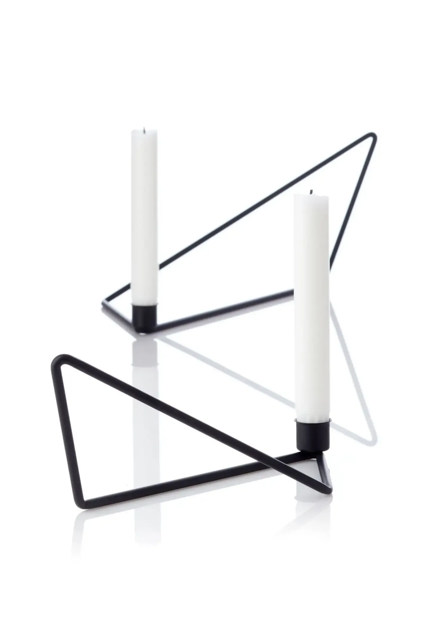 Applicata - "Folded" Lysestage - Large - Sort