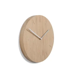 Applicata - Vægur med viser - Watch:Out - Eg og stål - Ø32 cm