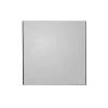 AYTM - Quadro spejl - sort ramme - røget glas