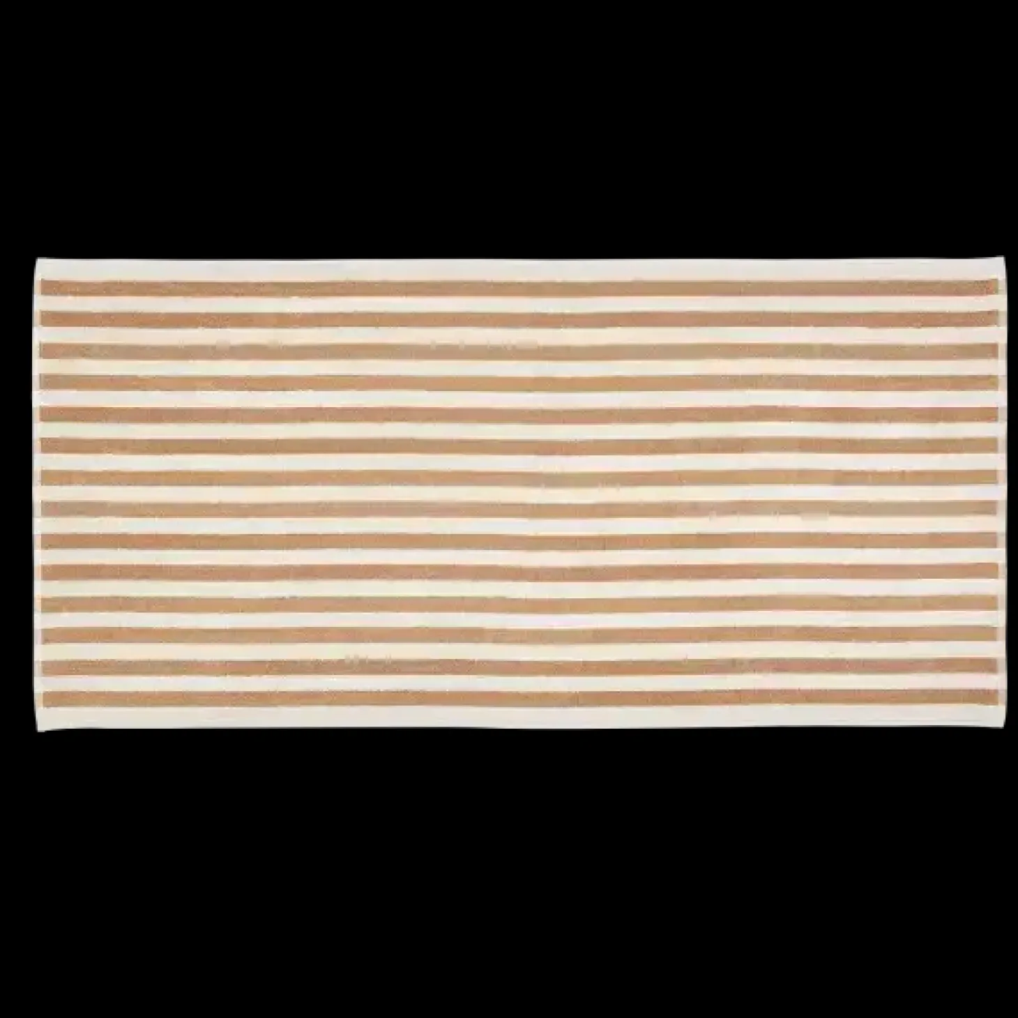 Blomus - Bathtowel -ARTO- colour Moonbeam/Amber Brown thick stripes