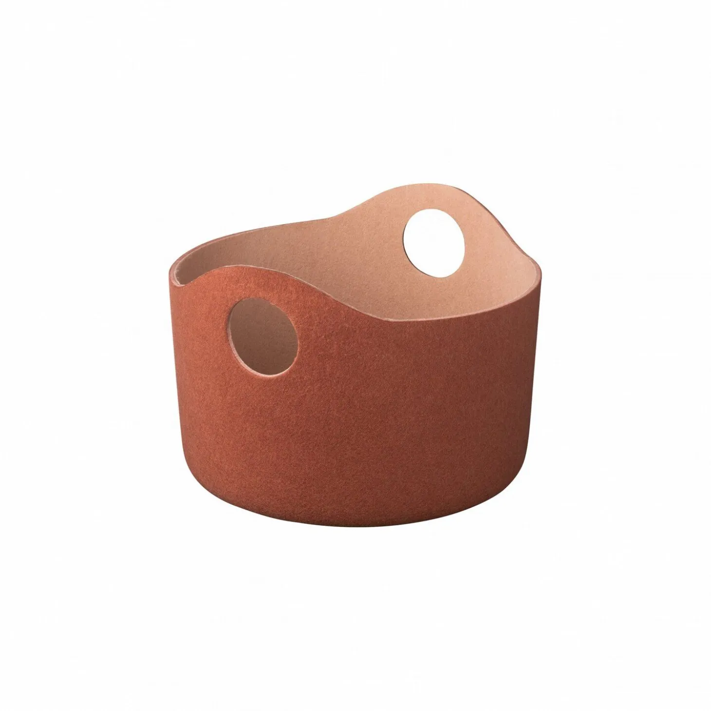 Blomus - Felt Basket S - Rustic Brown/Tan - TIGGY