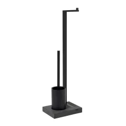 Blomus - MENOTO toiletrulleholder & toiletbørste - Sort