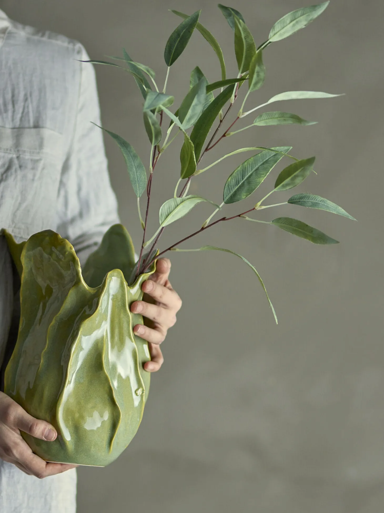Bloomingville - Eucalyptus Kunstig stilk - Grøn