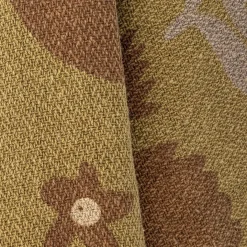 Bloomingville - Lark Plaid, Gul, Genanvendt Bomuld