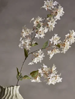 Bloomingville - Myrtle Kunstig Gren, Hvid, Plastik