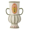 Bloomingville - Odina Vase, Grøn, Stentøj