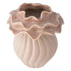 Bloomingville - Petalia Vase, Rosa, Stentøj