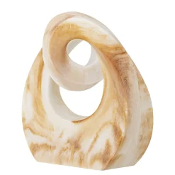 Bloomingville - Swirl Deko, Brun, Polyresin