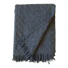 Burel Factory - Pied de Coq - Plaid/tæppe - Mørkegrå