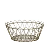 Chic Antigue - Kurv - fil de fer - Messing - Ø 27 cm