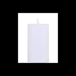 Chic Antique - Bloklys LED til udendørs inkl. batteri - H30 x Ø10 cm