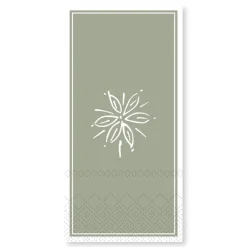 Chic Antique - Serviet - Blomst - 20x10 cm - Verte