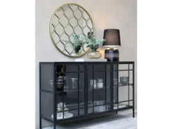 Chic Antique - Spejl med dekor - Ø 85 cm