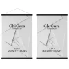 ChiCura Copenhagen - Magnetramme - Sort 51 cm