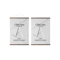 ChiCura Copenhagen - Magnetramme - Mørkt Asketræ 31 cm