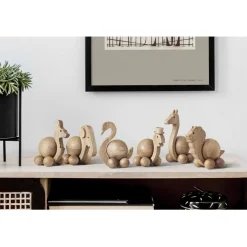ChiCura - Træfigur - Spinning Giraffe - Small
