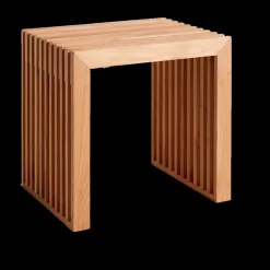 Cinas - Rib skammel 45x35cm teak