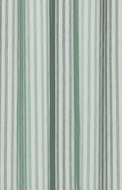 Compliments - Badeforhæng - Lines shower curtain w/eyelets 200 cm - Støvet grøn