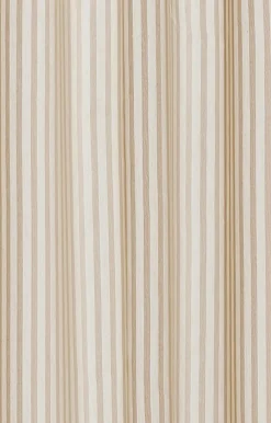 Compliments - Badeforhæng - Lines shower curtain w/eyelets 200 cm - Linen