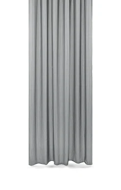 Compliments - Badeforhæng - Lines shower curtain w/tape 220 cm - Grå