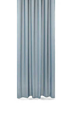 Compliments - Badeforhæng - Lines shower curtain w/tape 220 cm - Sea blue