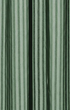 Compliments - Badeforhæng - Lines shower curtain w/eyelets 220 cm - Skovgrøn