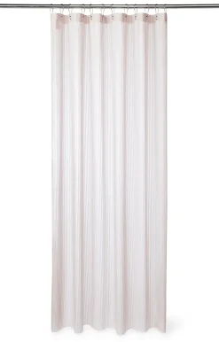 Compliments - Badeforhæng - Lines shower curtain w/eyelets 220 cm - Rose