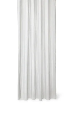 Compliments - Badeforhæng - Lines shower curtain w/tape 220 cm - Mørk blå