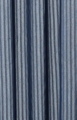 Compliments - Badeforhæng - Lines shower curtain w/tape 220 cm - Mørk blå