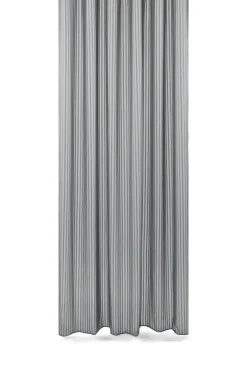 Compliments - Badeforhæng - Lines shower curtain w/tape 200 cm - Grå