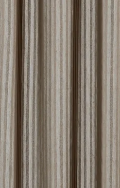 Compliments - Badeforhæng - Lines shower curtain w/tape 200 cm - Brun