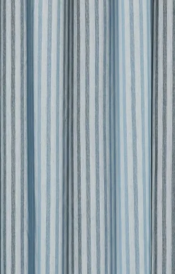 Compliments - Badeforhæng - Lines shower curtain w/tape 200 cm - Sea blue