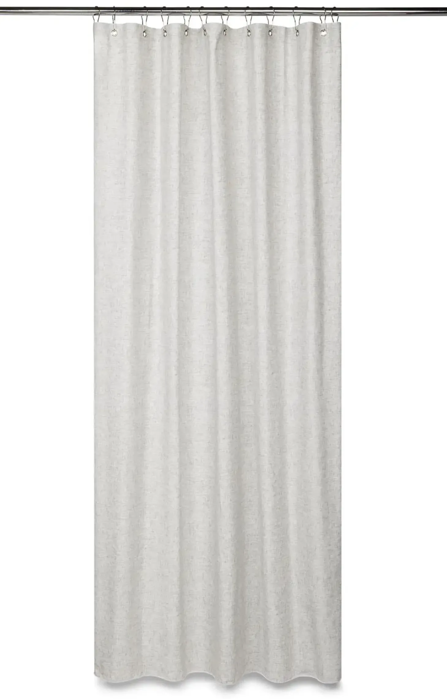 Compliments - Badeforhæng - Lino shower curtain w/eyelets 200 cm - Grå