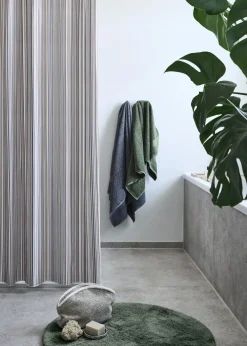 Compliments - Bademåtte - Loop Bath Mat dia. 75 cm - Skovgrøn