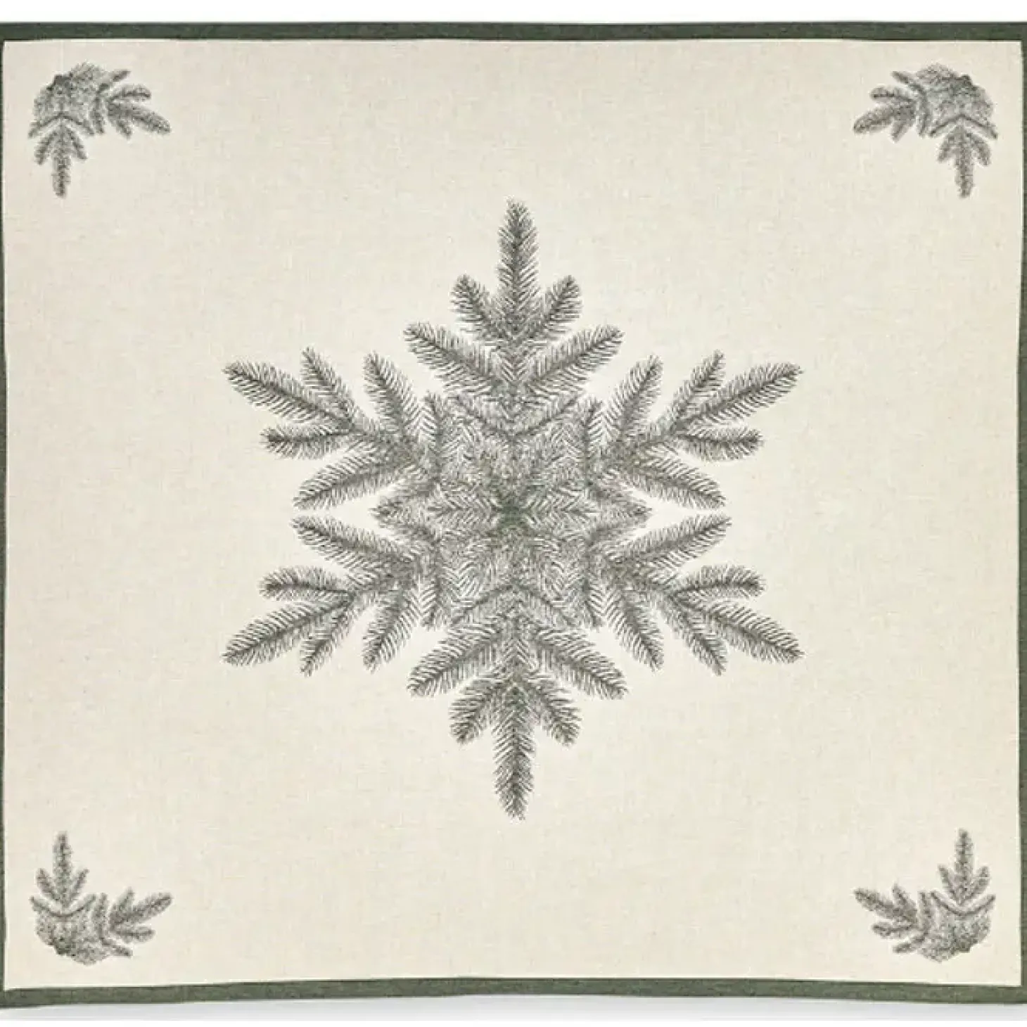 Compliments - Juletræstæppe - Baum Christmas Rug - Grøn - 130x130 cm