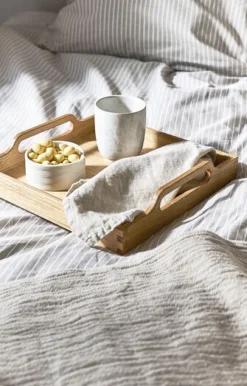 Compliments - Sengetøj - Fjord Bed Linen 140x200/60x63 cm - Sand