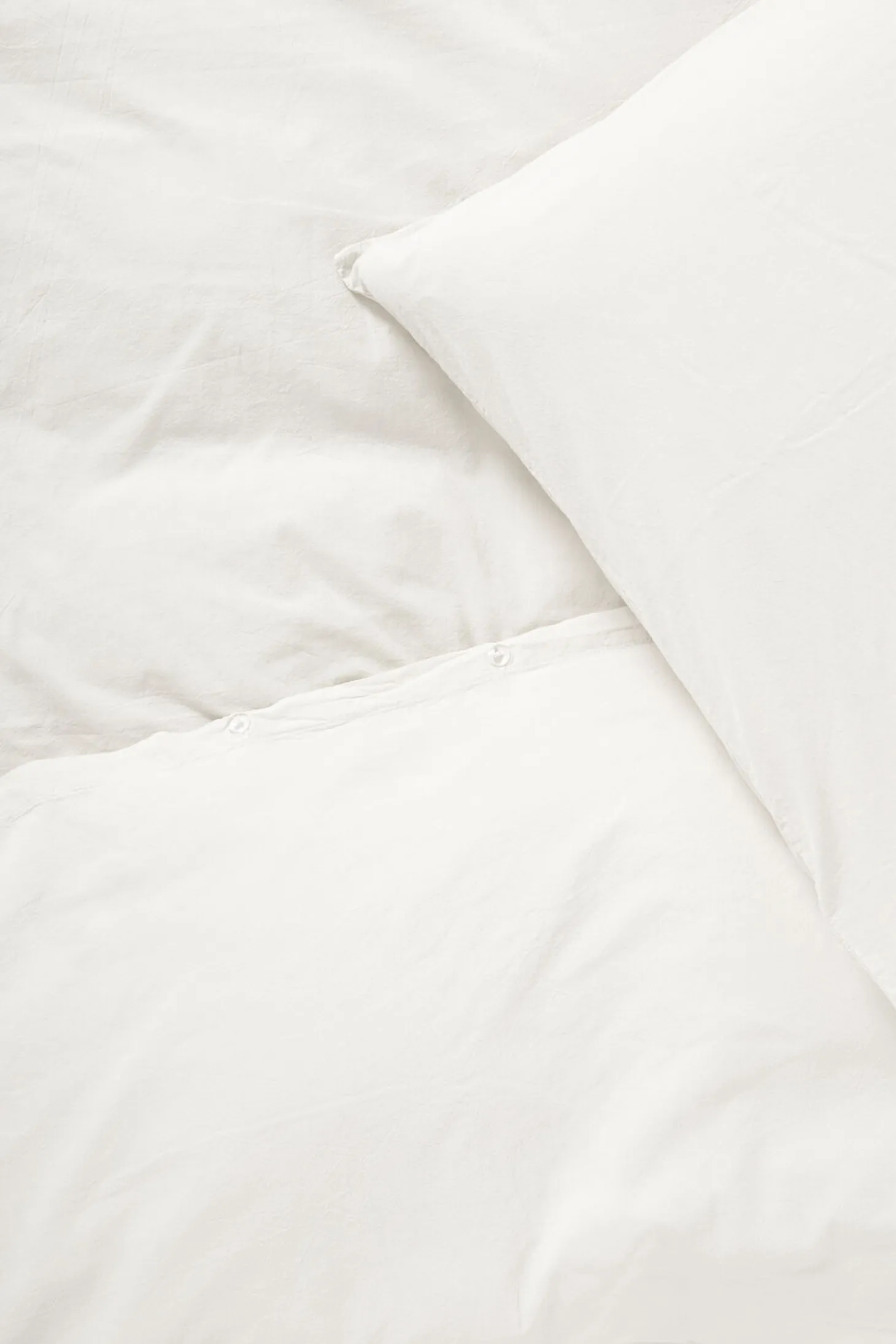 Compliments - Sengetøj - Stone Bed Linen 200x220/60x63 (2) cm - Hvid