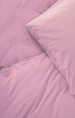 Compliments - Sengetøj - Stone Bed Linen 140x220/60x63 cm - Pink Sky