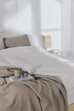 Compliments - Sengetøj - Stone Bed Linen 140x200/60x63 cm - Moon