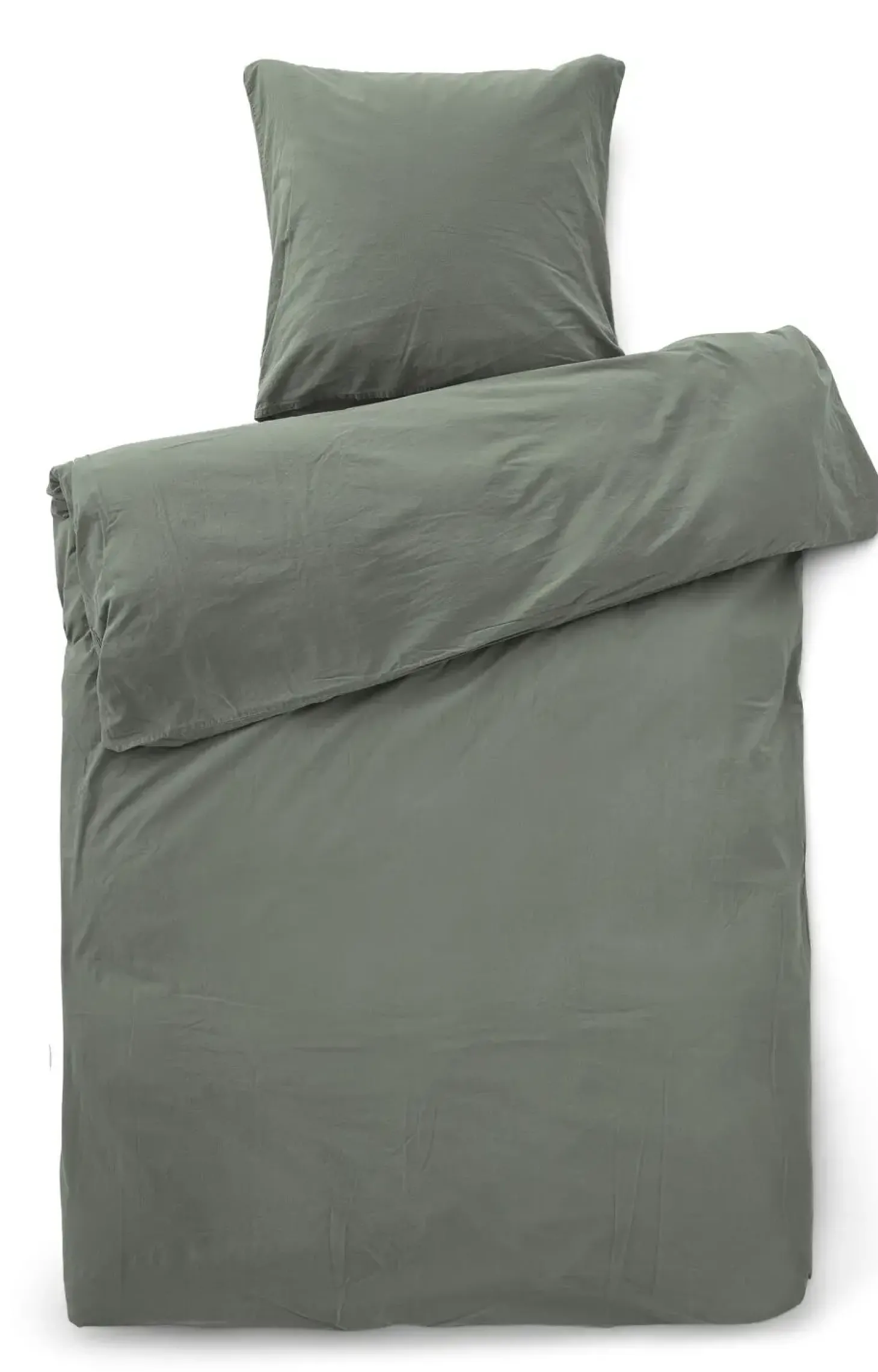 Compliments - Sengetøj - Stone Bed Linen 200x200/60x63 (2) cm - Mørk grå
