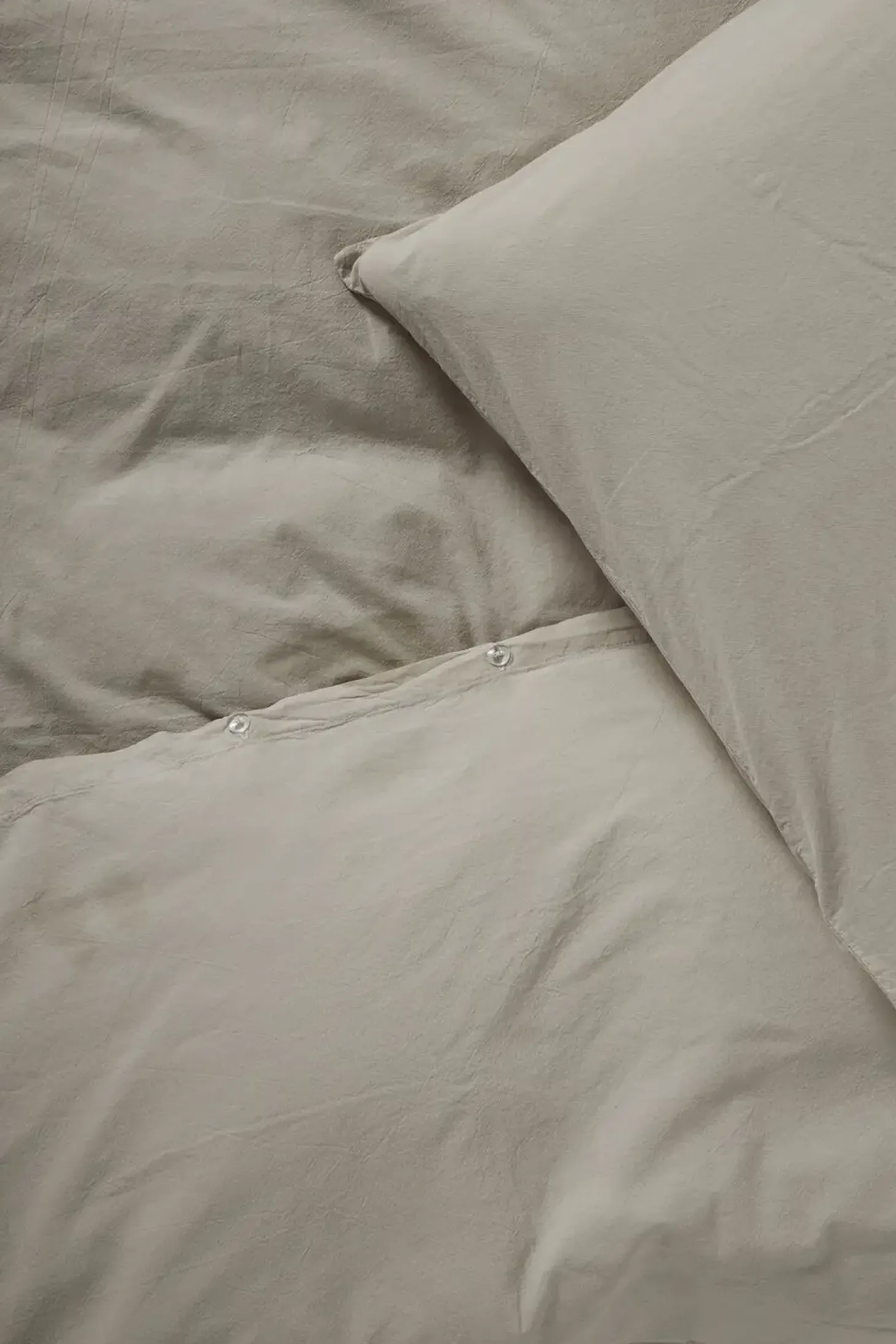 Compliments - Sengetøj - Stone Bed Linen 200x200/60x63 (2) cm - Sand