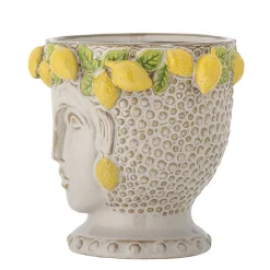 Creative Collection - Limone Urtepotteskjuler, Gul, Stentøj