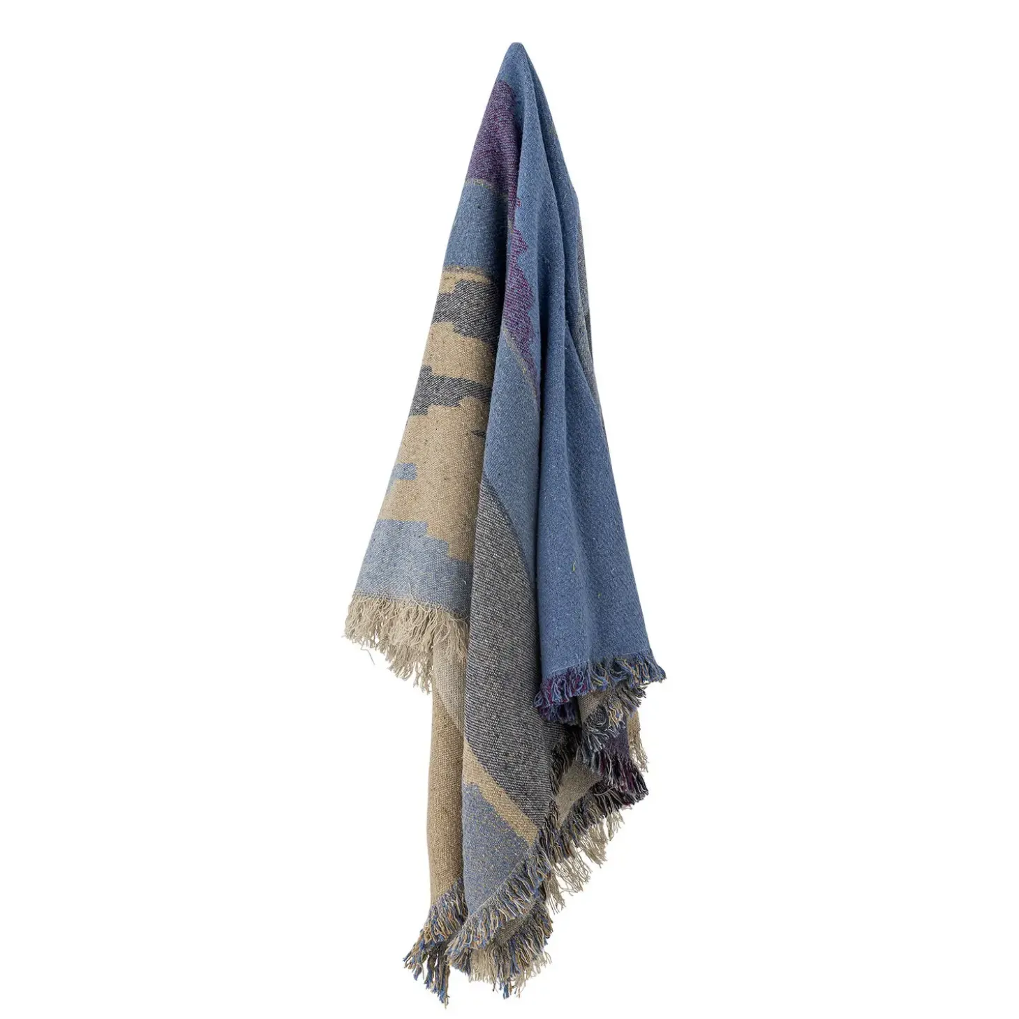 Creative Collection - Maji Plaid, Blå, Genanvendt Bomuld