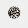 David Trubridge - Coral Pendel - Sort/natur Ø 80 cm