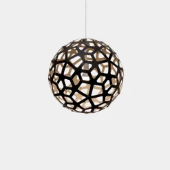 David Trubridge - Coral Pendel - Sort/natur Ø 80 cm