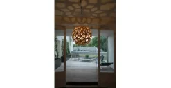 David Trubridge - Coral Pendel - orange Ø 40 cm